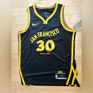 Mens Steph Curry Golden State Warriors Jersey - city edition- Mens Large
